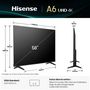 Voir la diapositive 5 : Hisense TV LED 58A6Q 2025 (146cm)