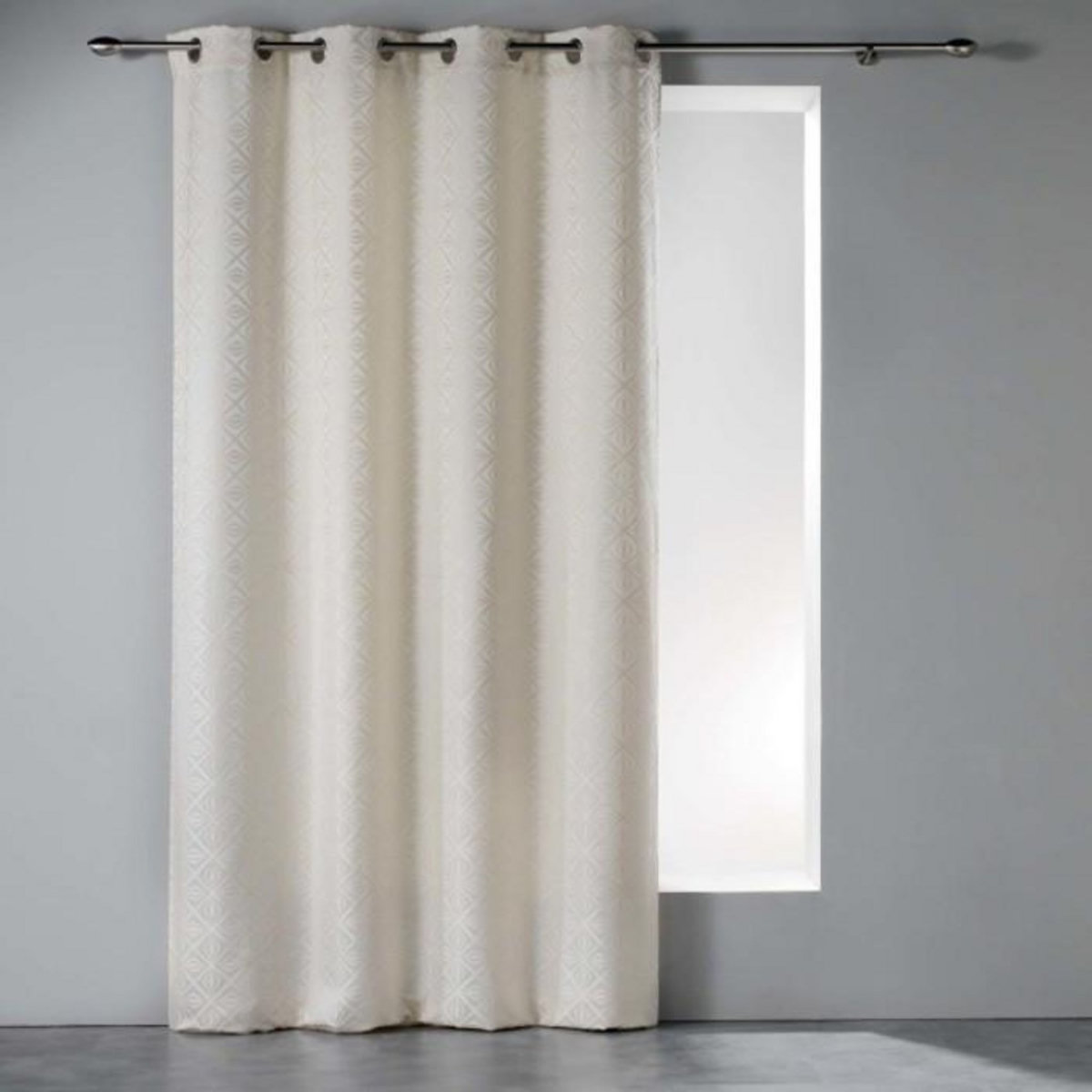 Paris Prix Rideau à Oeillets  Diamonti  140x260cm Naturel