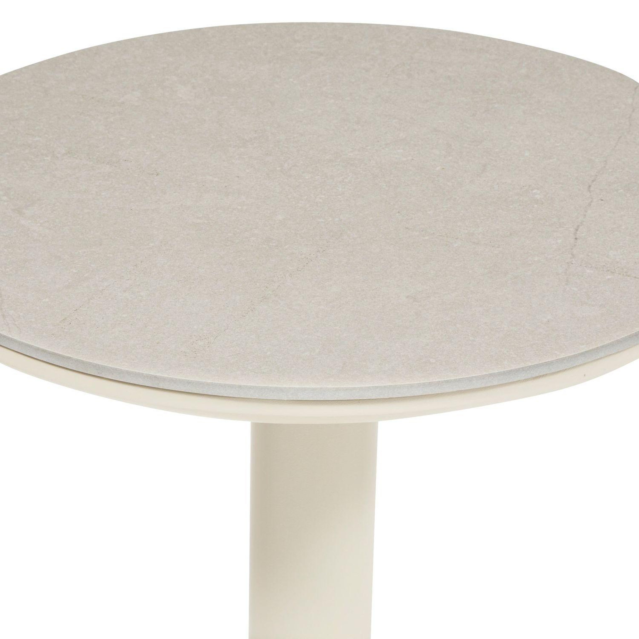 Voir la diapositive 3 : HESPERIDE Table d'appoint de jardin ronde soletia