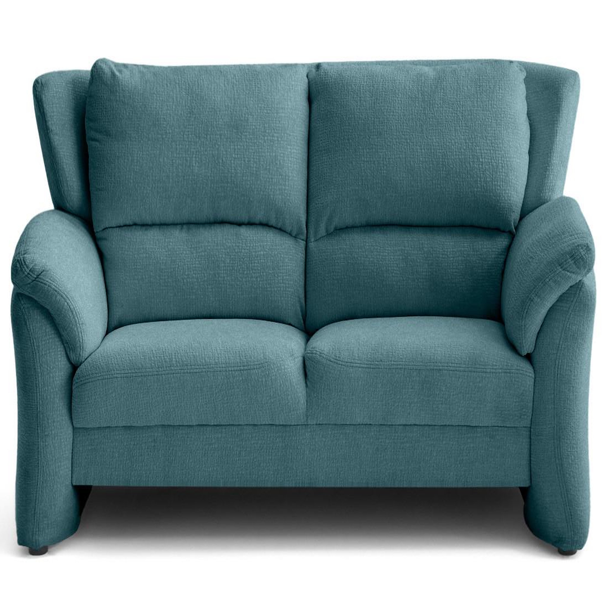 Voir la diapositive 1 : LISA DESIGN Bastille - canapé droit 2 places en tissu velours relief