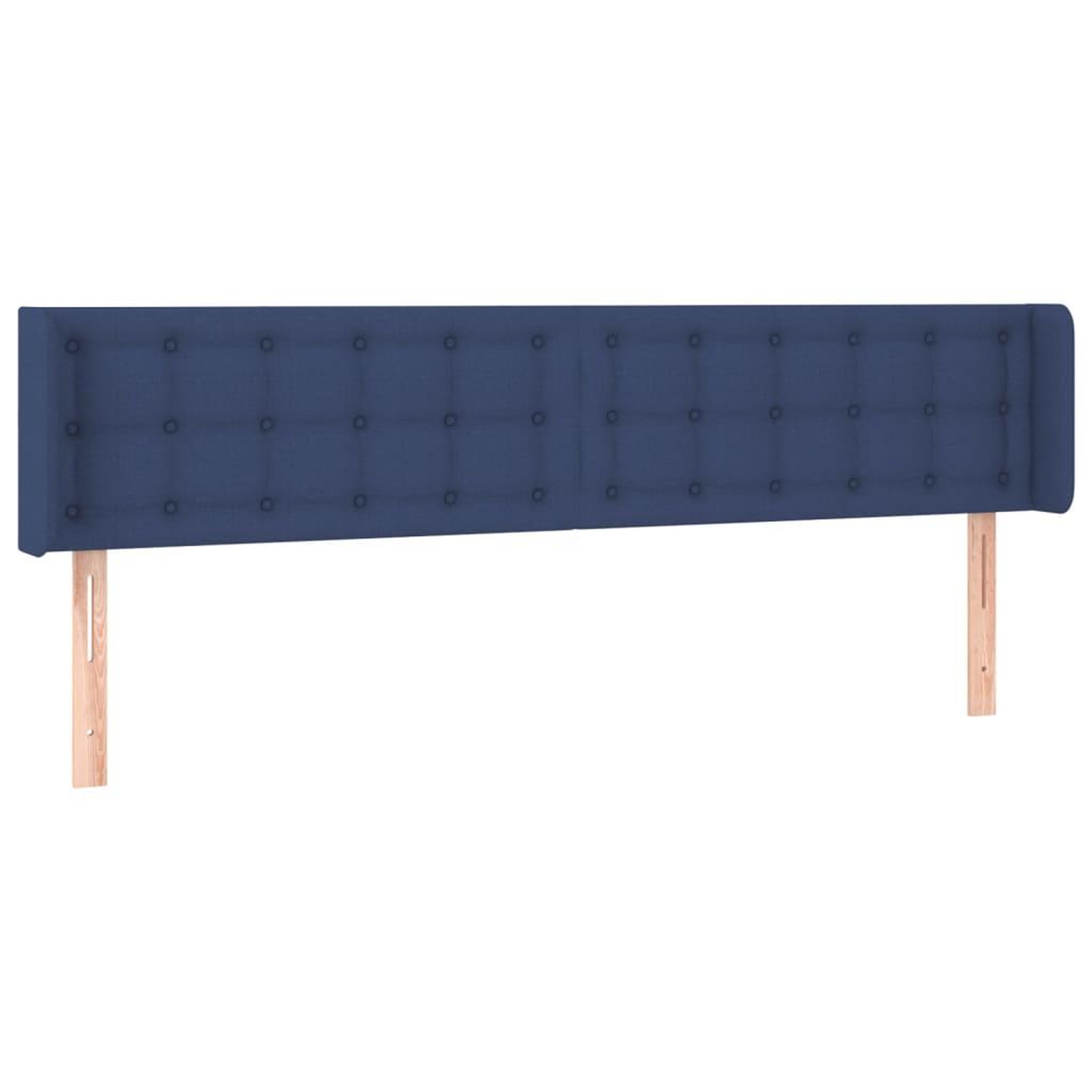 Voir la diapositive 3 : VIDAXL Tete de lit a LED Bleu 203x16x78/88 cm Tissu