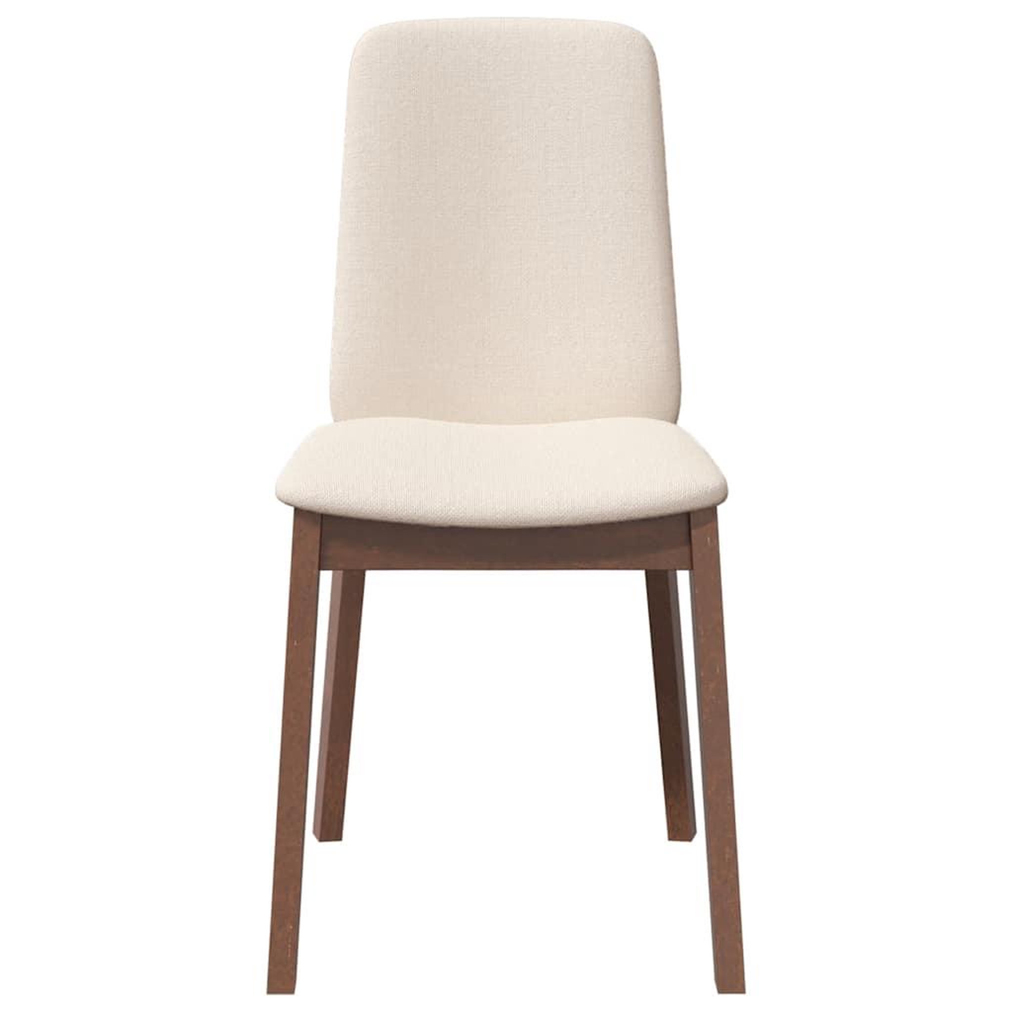 Voir la diapositive 5 : VIDAXL Chaises a manger coussins 2 pcs marron bois massif caoutchouc