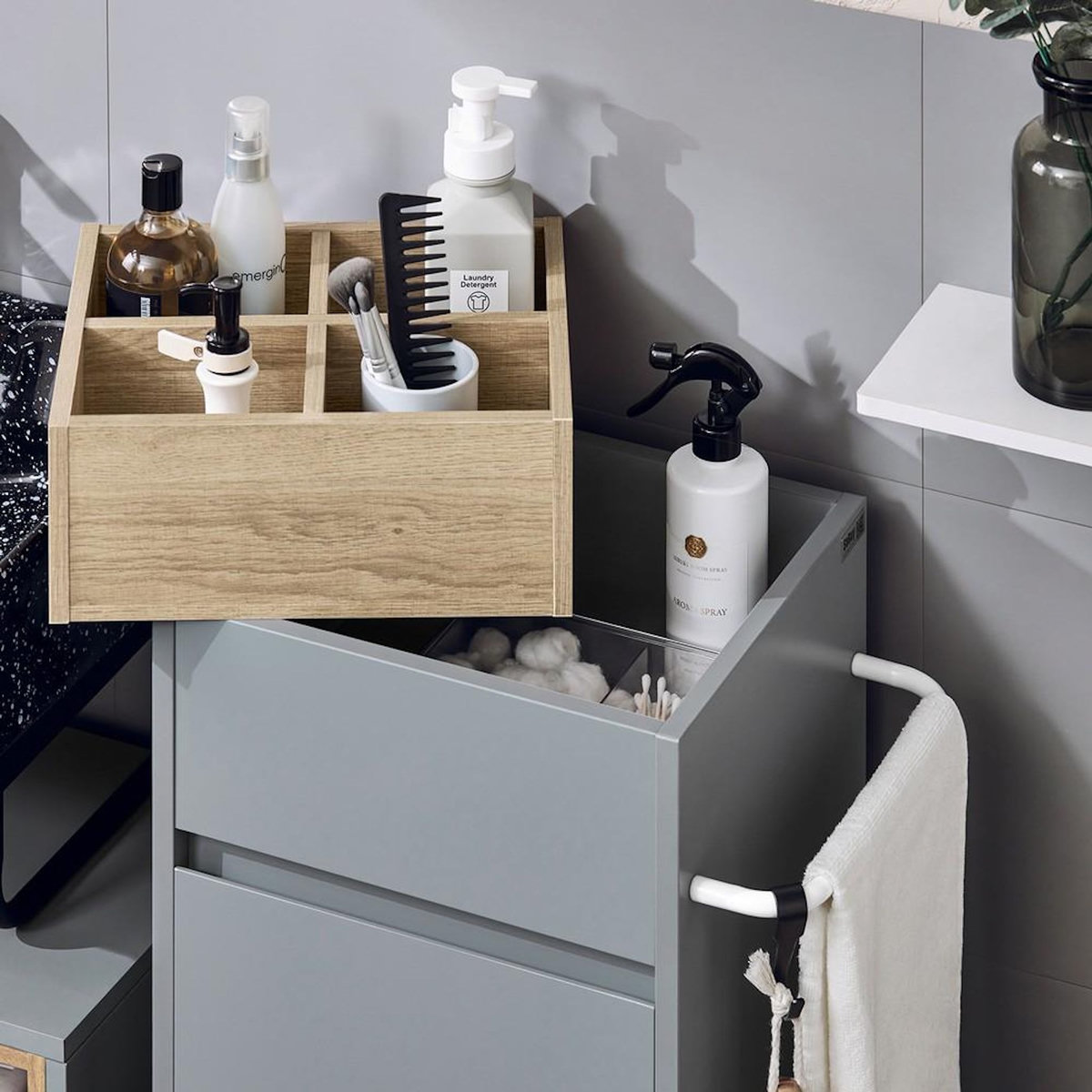 SOBUY SoBuy - Meuble De Buanderie à un tiroir - Moderne - BZR159