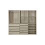 Voir la diapositive 2 : SWEEEK Kit dressing modulable 3 éléments MODULO. naturel. 200 x 45 x 180 cm