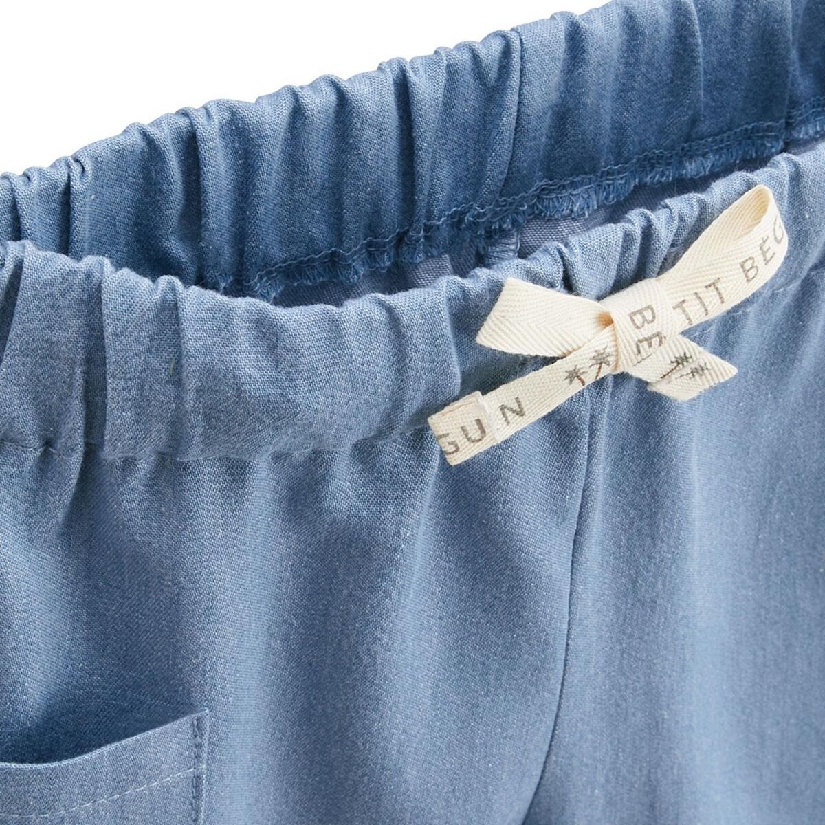 Petit Béguin Short enfant en toile de coton Kanha