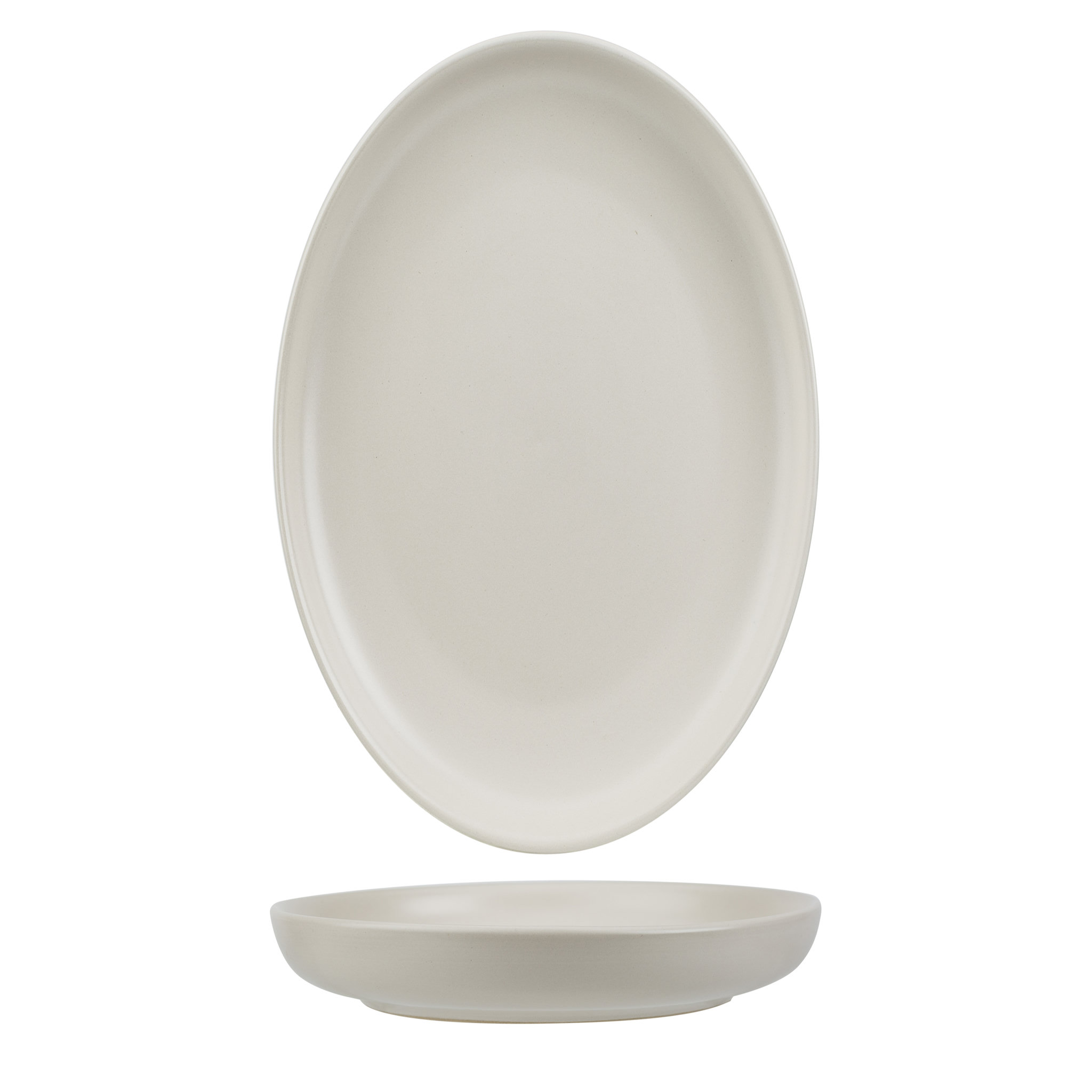 Voir la diapositive 3 : Service d'assiettes de 18 pièces grès VIVIA CREAM