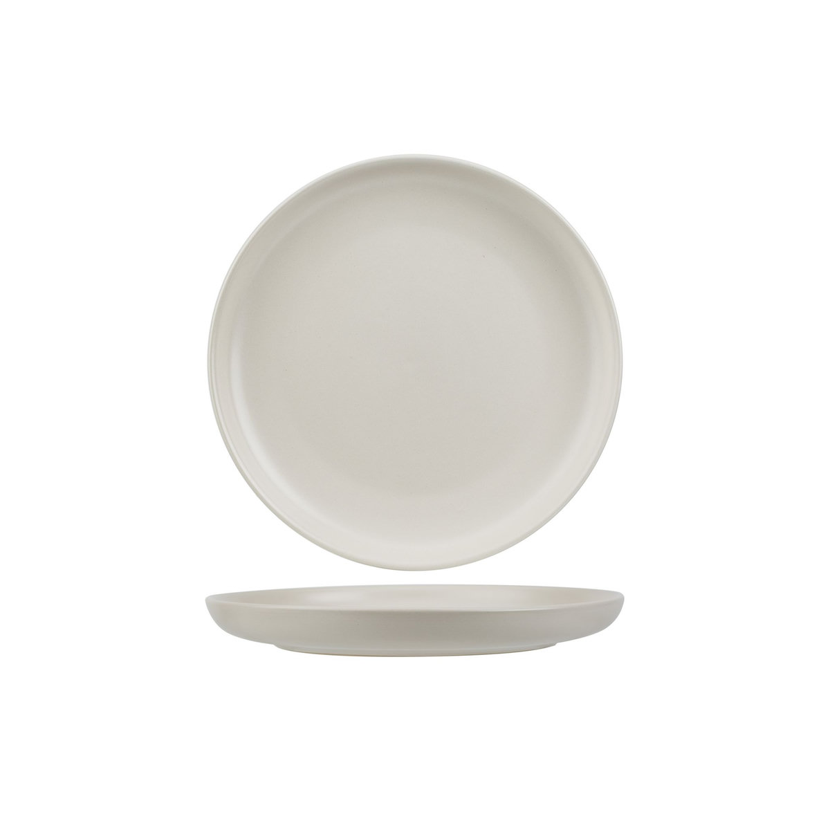 Service d'assiettes de 18 pièces grès VIVIA CREAM