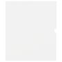 Voir la diapositive 5 : VIDAXL Armoire d'evier Blanc 60x38,5x45 cm Bois d'ingenierie