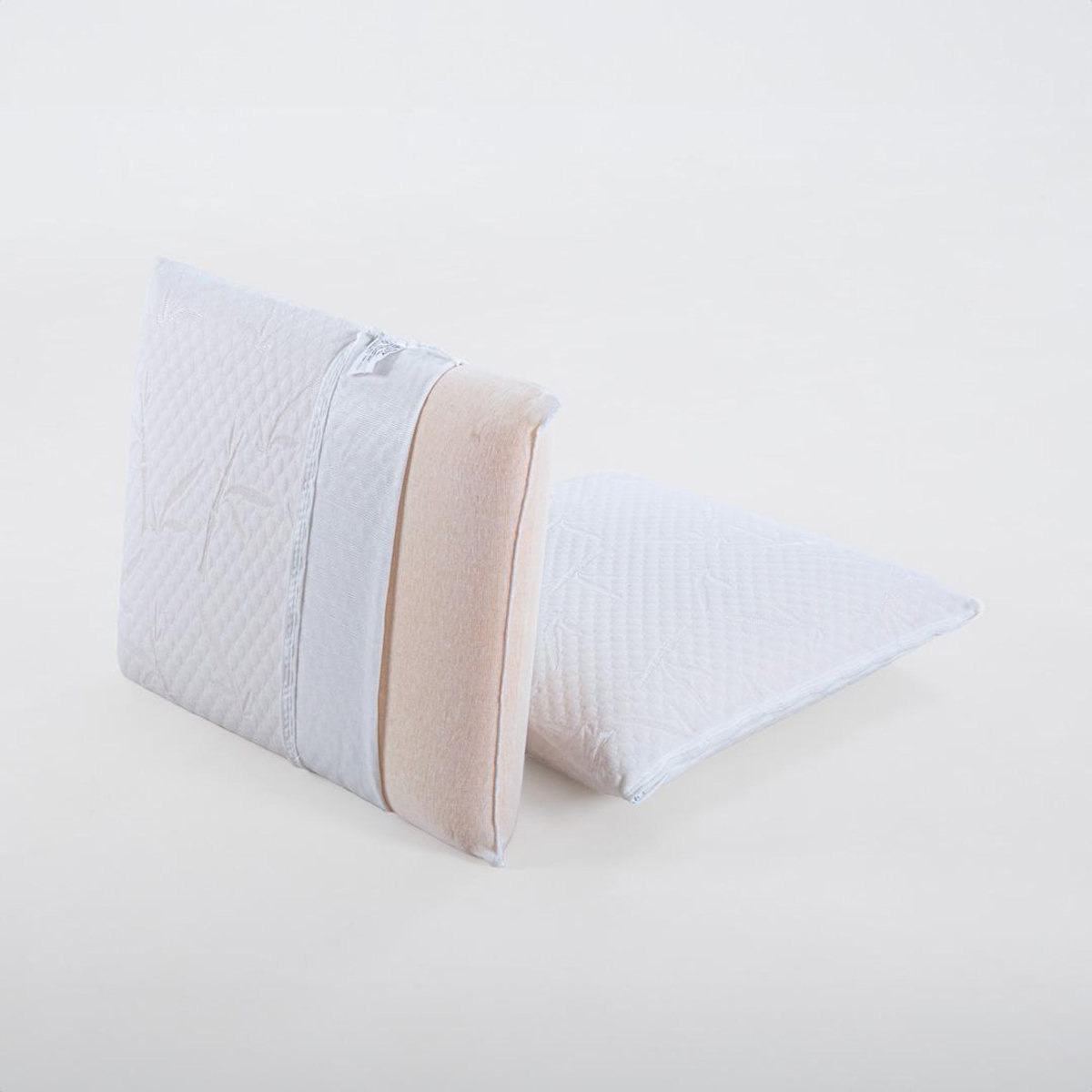 OLYMPE LITERIE OLYMPE LITERIE | Lot de 2 oreillers SERENITE | Mousse avec mémoire de forme