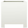 Voir la diapositive 5 : VIDAXL Jardiniere blanc 30x30x30 cm acier