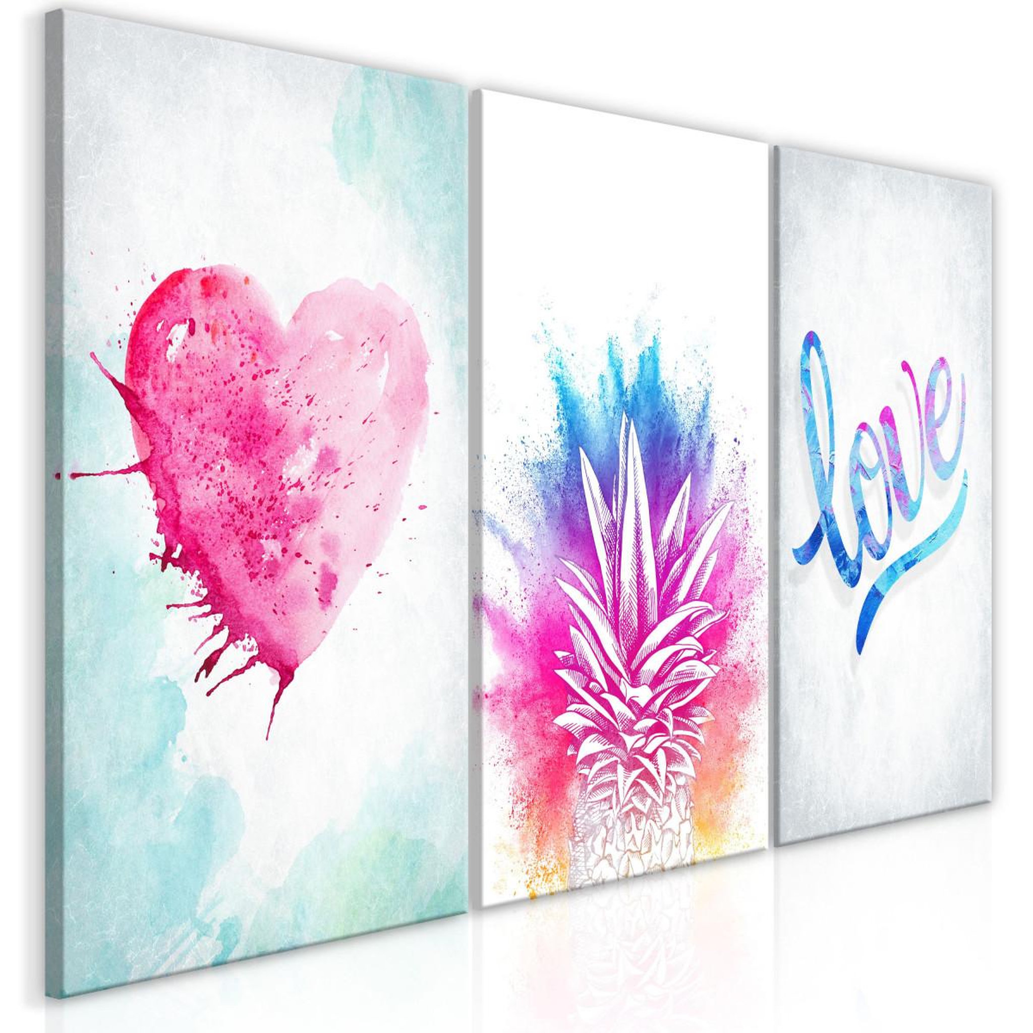 Paris Prix Tableau imprimé  tropical dust 3 panneaux  60x120cm