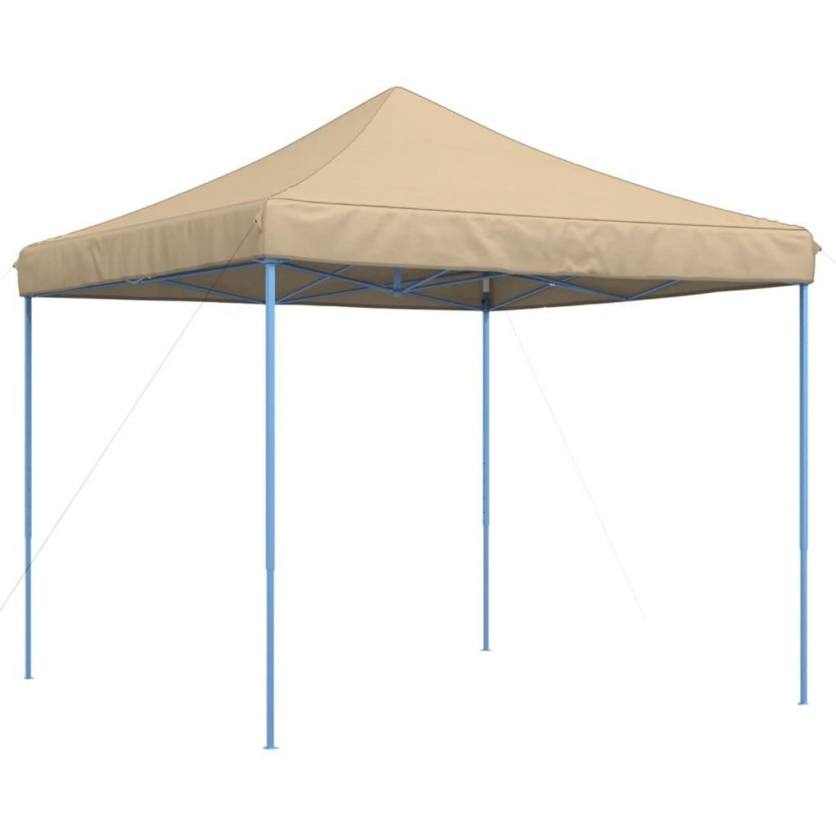VIDAXL Tente de reception pliable escamotable beige 292x292x315 cm