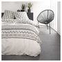 Voir la diapositive 1 : Parure housse de couette fantaisie en coton 57 fils NELL