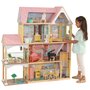 Kidkraft Maison de poupées en bois avec EZ Kraft Assembly - Lola Mansion