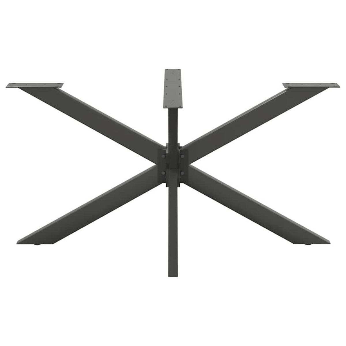 VIDAXL Pied de table a manger forme d'araignee 150x78x(72-73) cm