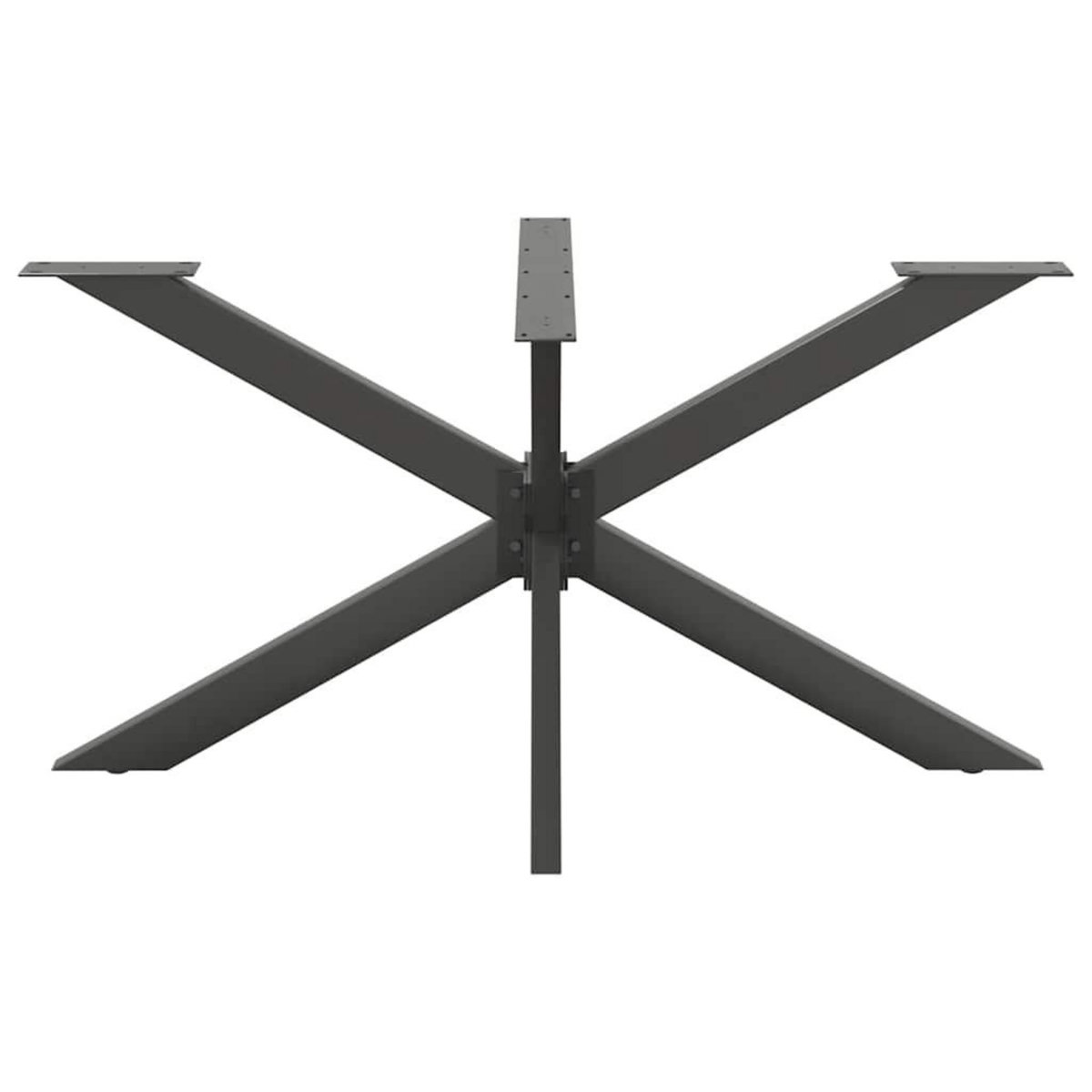 VIDAXL Pied de table a manger forme d'araignee 150x78x(72-73) cm