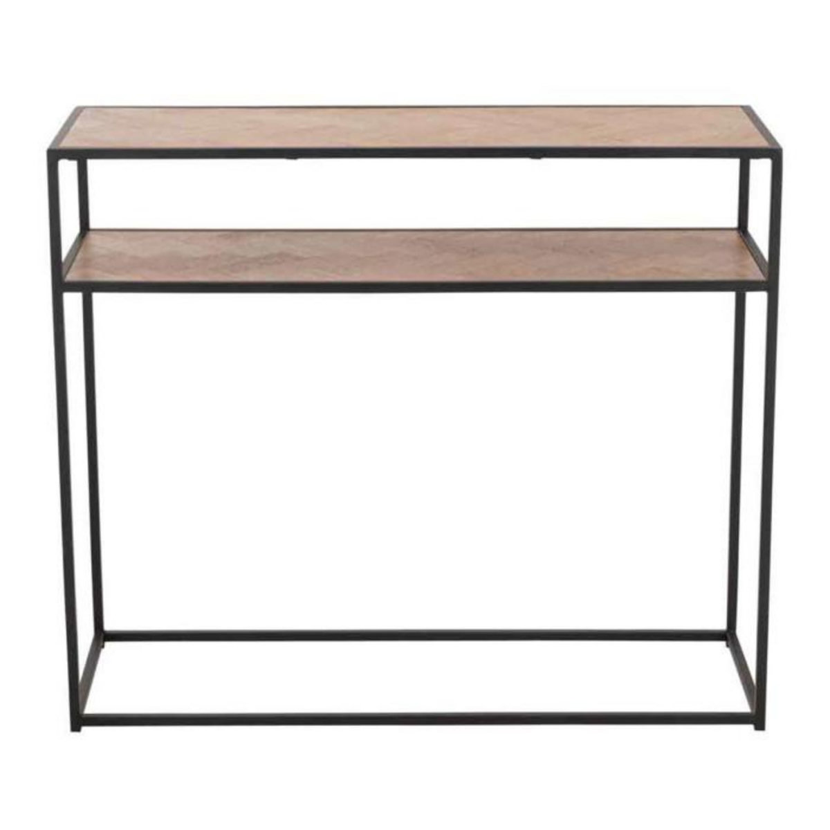 Paris Prix Console Design  Miraza  100cm Naturel & Noir