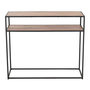 Voir la diapositive 2 : Paris Prix Console Design  Miraza  100cm Naturel & Noir