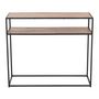 Voir la diapositive 2 : Paris Prix Console Design  Miraza  100cm Naturel & Noir