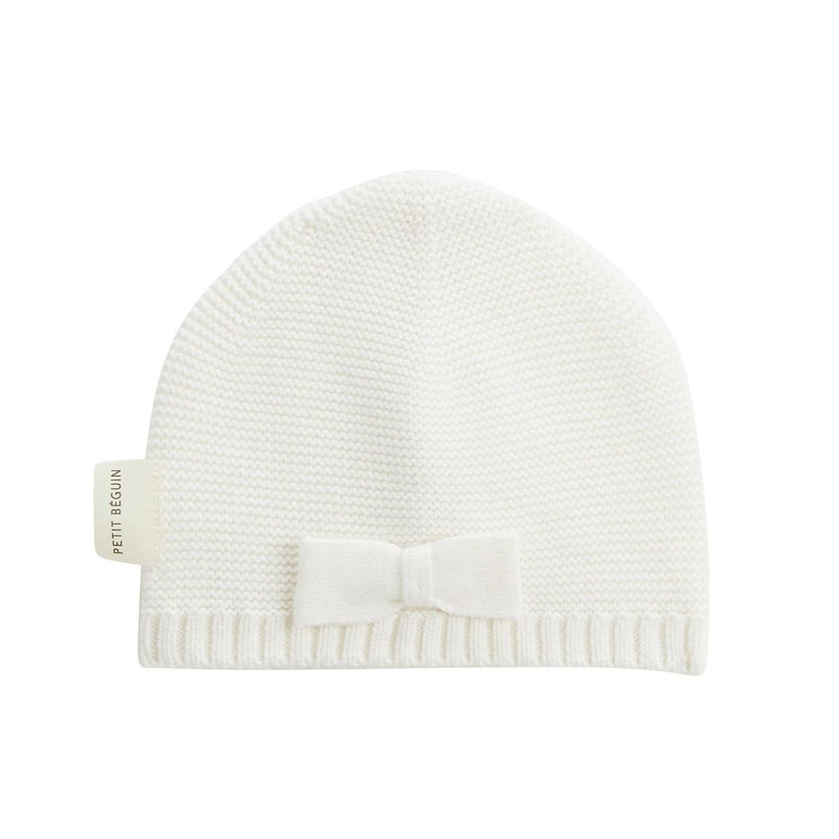 Petit Béguin Turban bébé et chaussons en tricot Hello Baby