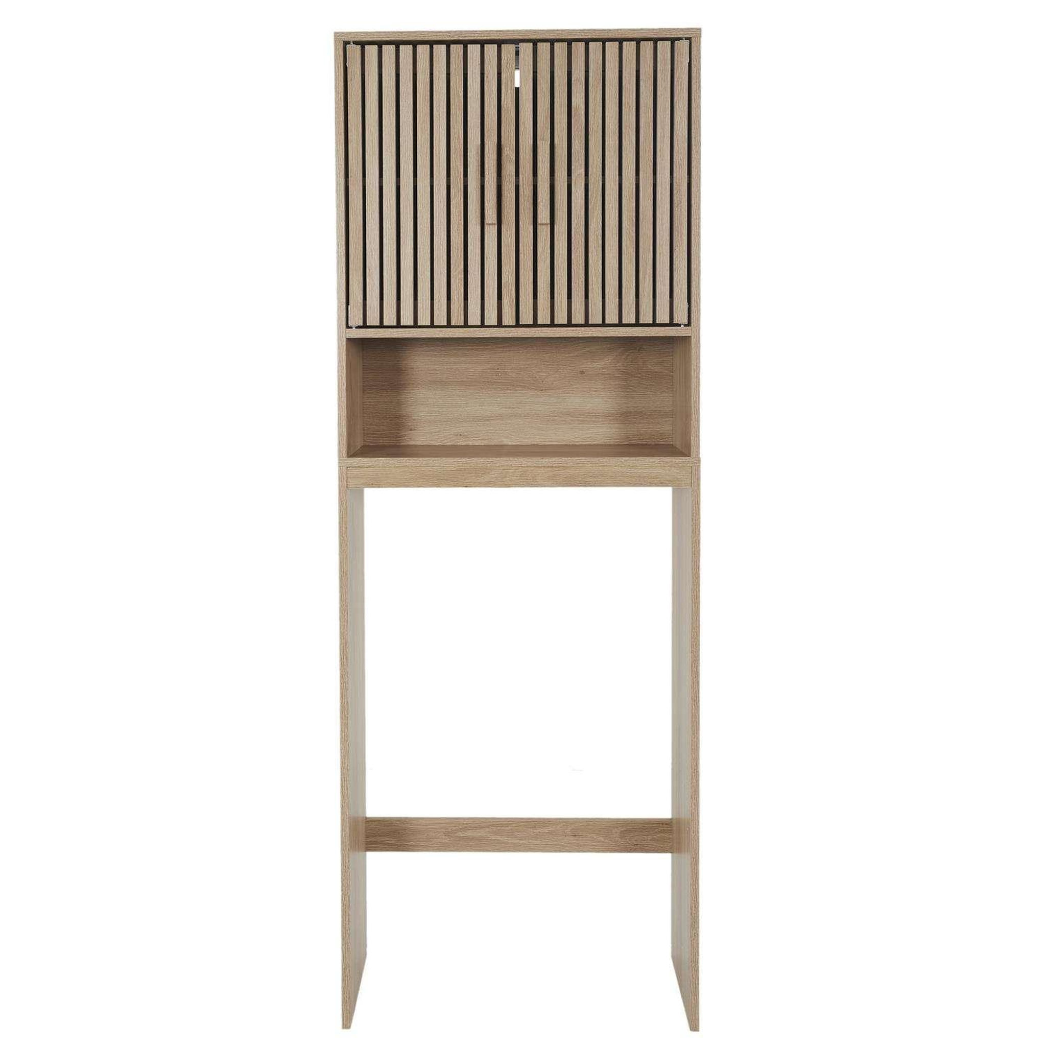 The Home Deco Factory Meuble dessus wc saulk en bois - marron