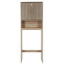 Voir la diapositive 1 : The Home Deco Factory Meuble dessus WC Saulk en bois - Marron