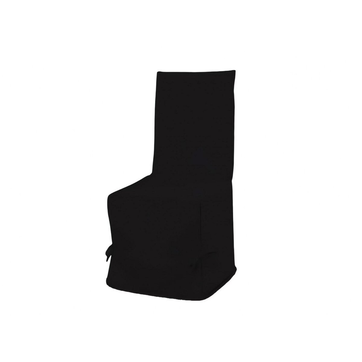 SOLEIL D'OCRE Housse de chaise en coton 37x50 cm PANAMA noir