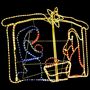 Voir la diapositive 3 : VIDAXL Decoration de la creche de Noël 240 LED 116x41x87 cm