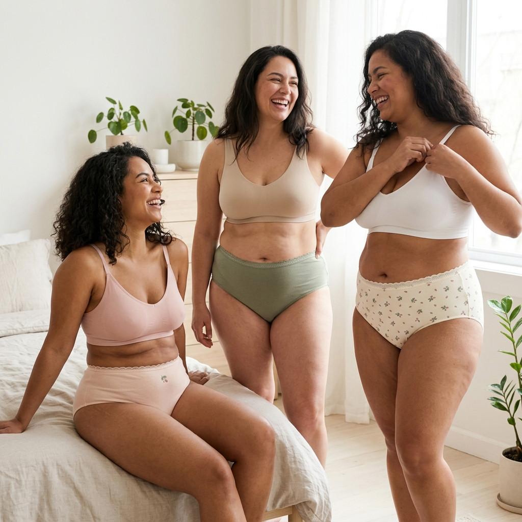 Voir la diapositive 2 : OZABI OZABI Pack de Culottes Femme Taille Haute Coton – Lot de 6