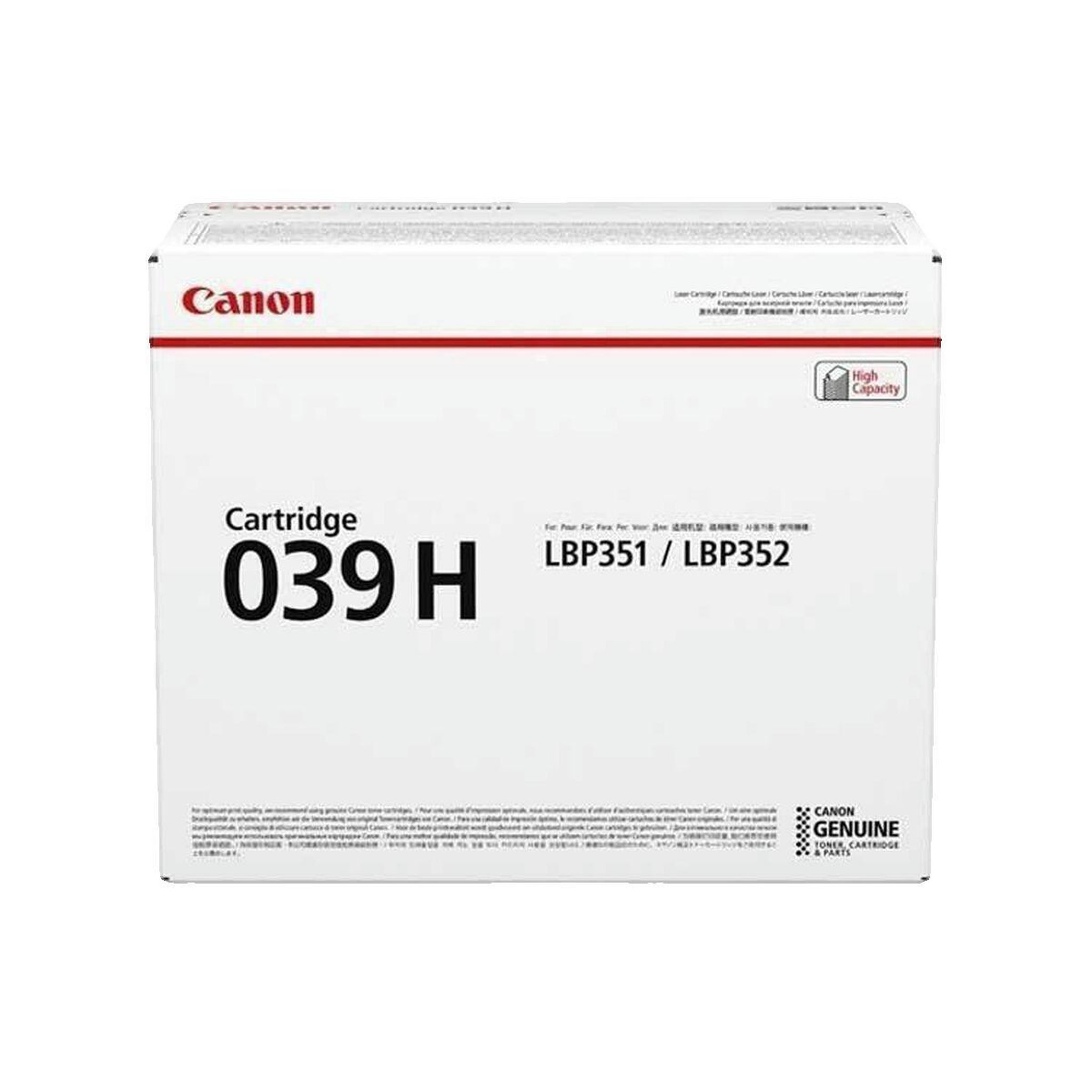 Canon Cartouche d'origine Canon CRG-039H Noir