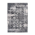 Paris Prix Tapis Tissé Vintage à Poils Plats  Saphira  Gris. Coloris disponibles : Gris