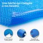 Voir la diapositive 4 : LINXOR Bâche à bulles ronde, ovale, carrée ou rectangle pour piscine intex ou autre - 180 microns - Bleu