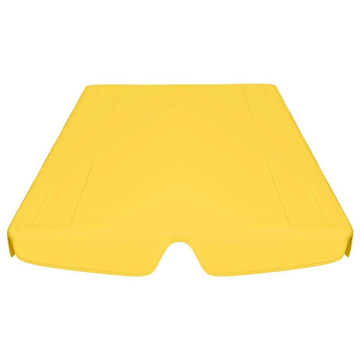 VIDAXL Toit de rechange de balançoire Jaune 150/130x105/70 cm