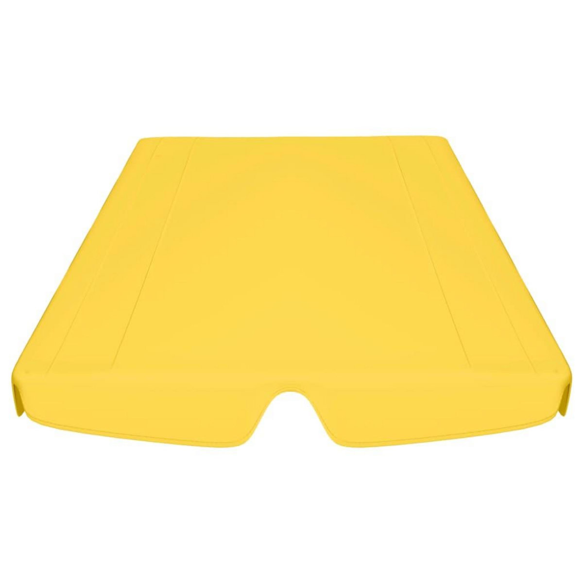 VIDAXL Toit de rechange de balançoire Jaune 150/130x105/70 cm