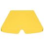 Voir la diapositive 4 : VIDAXL Toit de rechange de balançoire Jaune 150/130x105/70 cm