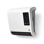 NEDIS Chauffage soufflant éléctrique 2000W avec Télécommande Programmable Salle de bain Chauffe jusqu'à 20 m2 NEDIS