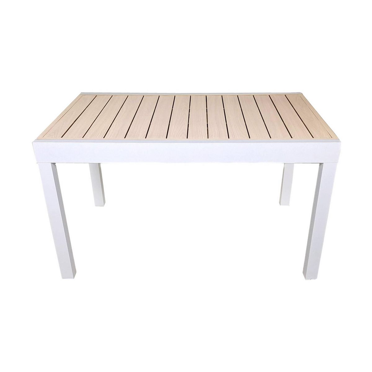 SWEEEK Table de jardin ELORA extensible aluminium, 8 places