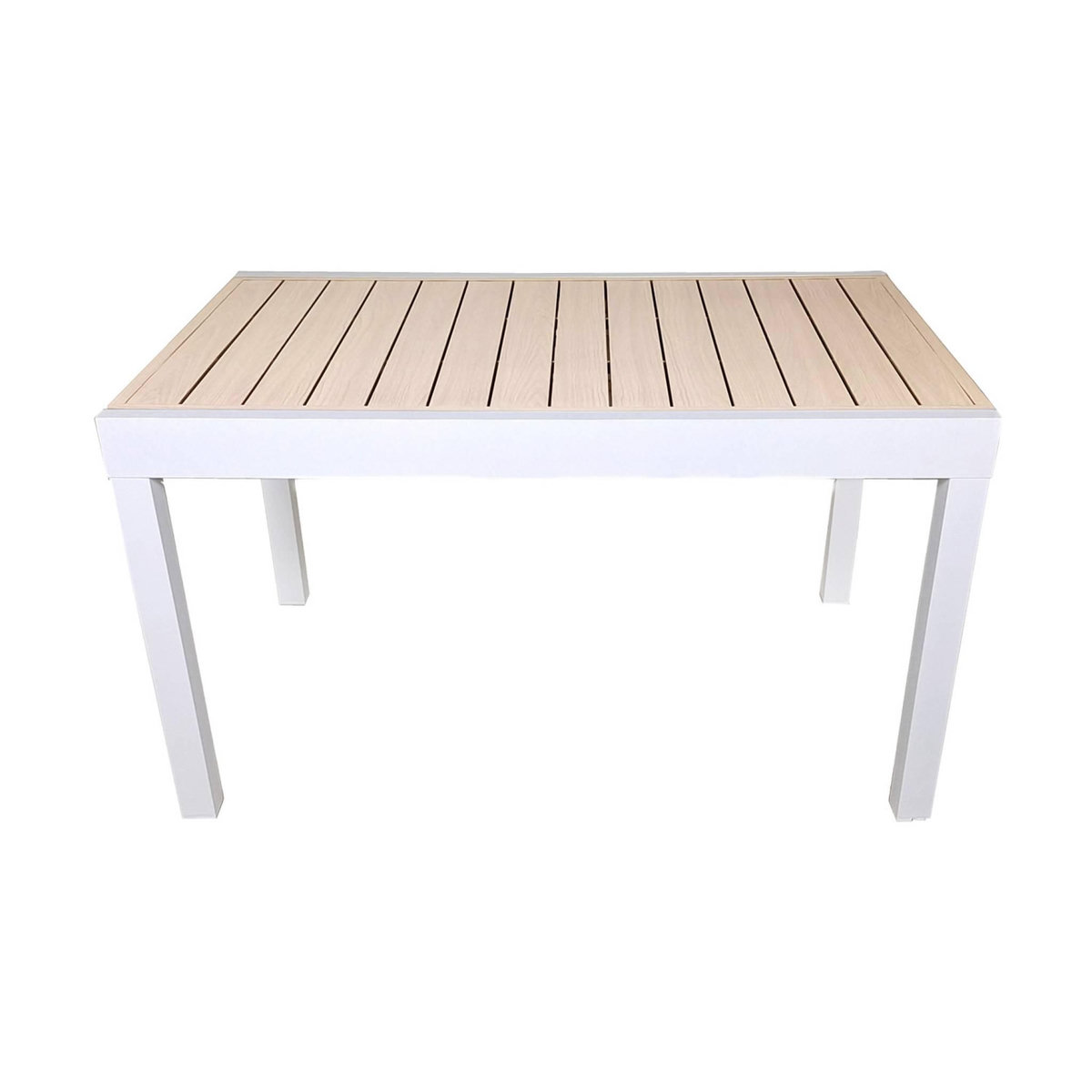 SWEEEK Table de jardin ELORA extensible aluminium, 8 places