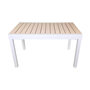 Voir la diapositive 5 : SWEEEK Table de jardin ELORA extensible aluminium, 8 places