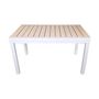 Voir la diapositive 5 : SWEEEK Table de jardin ELORA extensible aluminium, 8 places