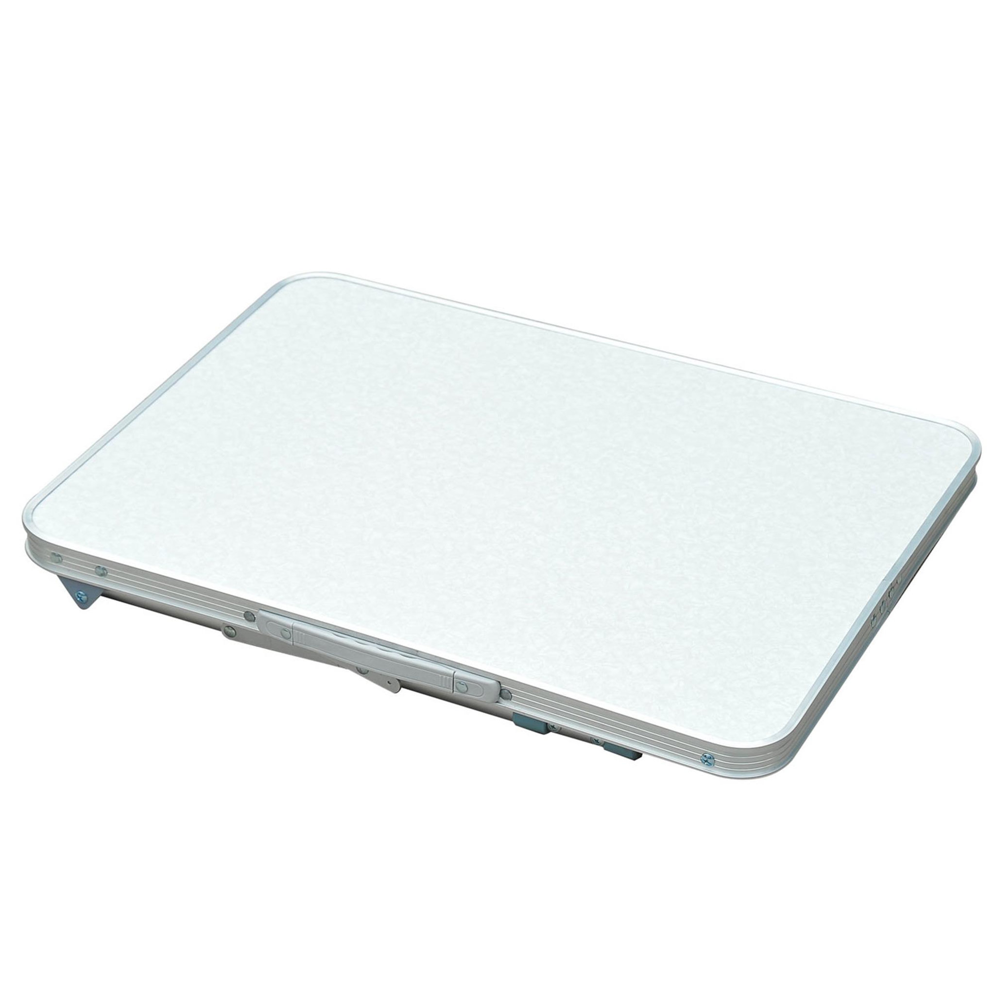 Voir la diapositive 4 : OUTSUNNY Table pliante table de camping table de jardin hauteur réglable aluminium mdf blanc