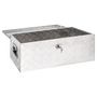 Voir la diapositive 5 : VIDAXL Boîte de rangement Argente 80x39x30 cm Aluminium