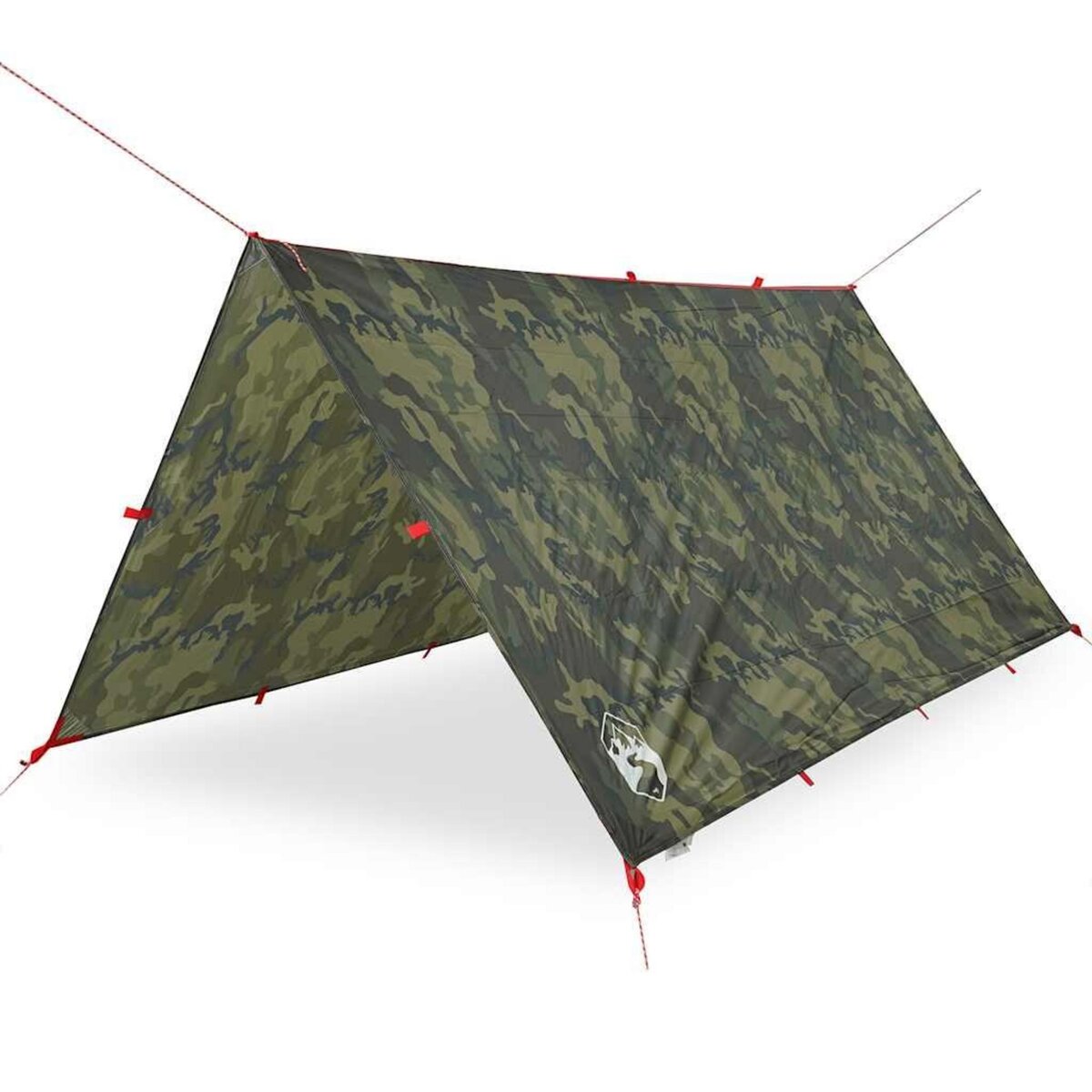 VIDAXL Bache de camping camouflage 366x306 cm impermeable