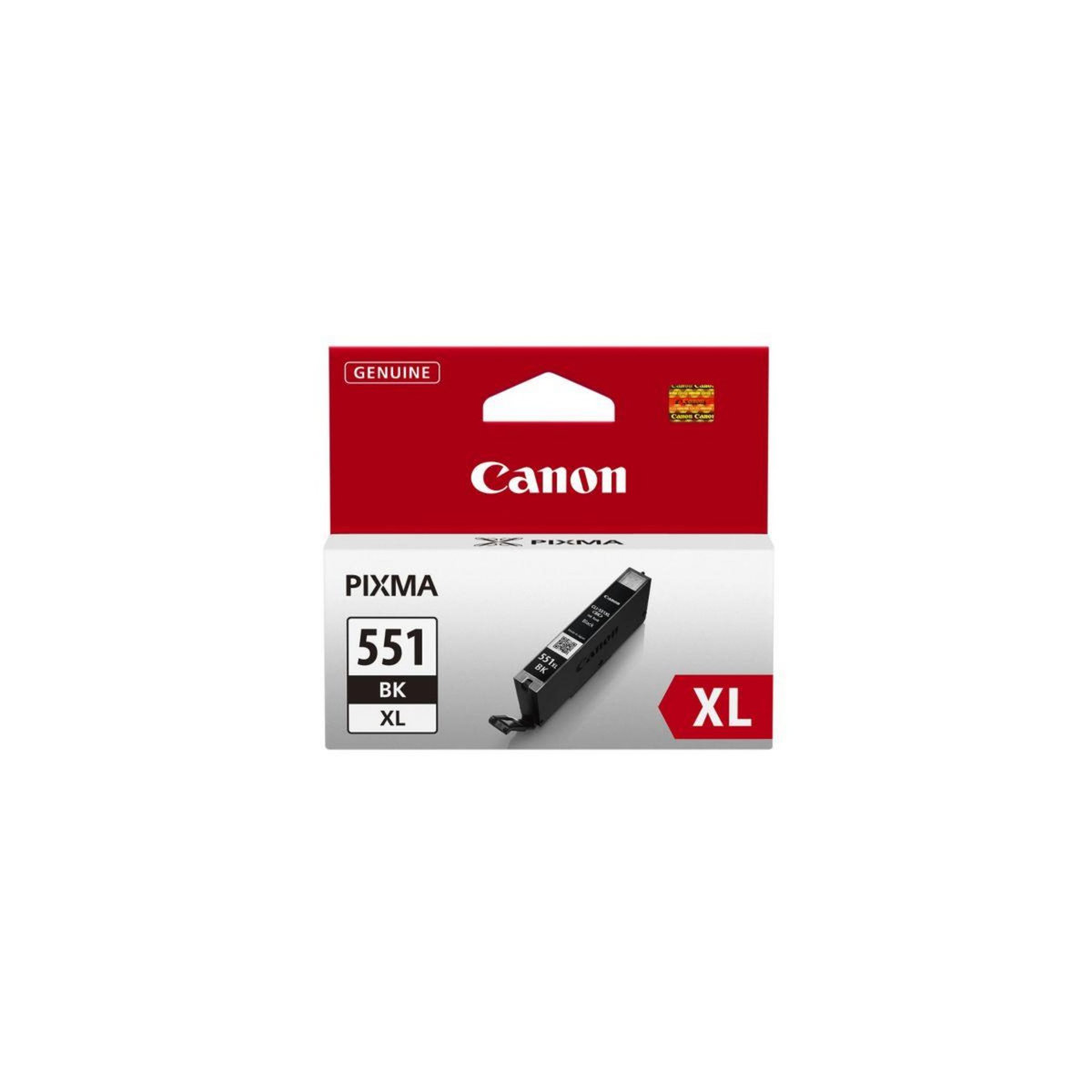 Canon Cartouche d'encre Originale CLI-551 XL Noire Photo Haute Capacité - 6444B001