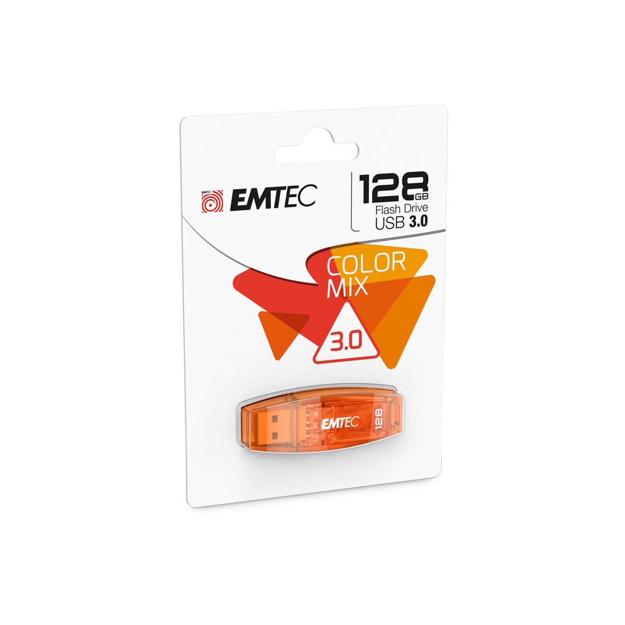 Voir la diapositive 3 : EMTEC Clé USB 2.0 Emtec 128 Go Orange