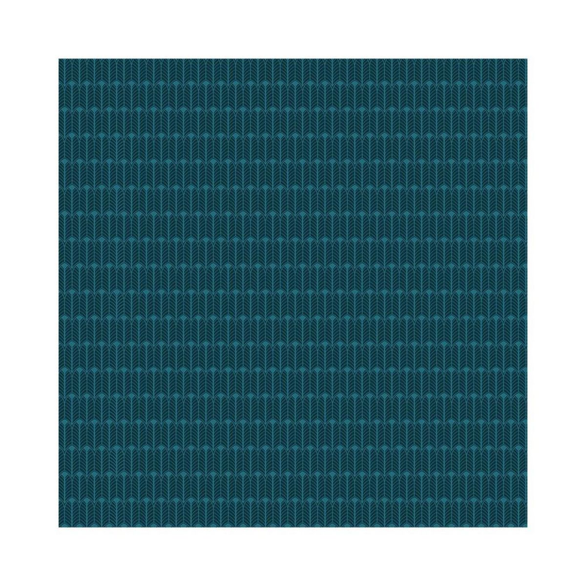 ATMOSPHERA Housse de couette 240x220 Art Paon + 2 taies 100% coton 57 fils