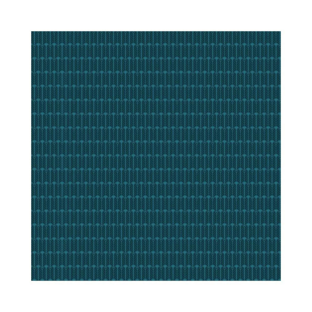 ATMOSPHERA Housse de couette 240x220 Art Paon + 2 taies 100% coton 57 fils