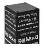 Voir la diapositive 5 : VIDAXL Porte parapluie Texte Acier Noir