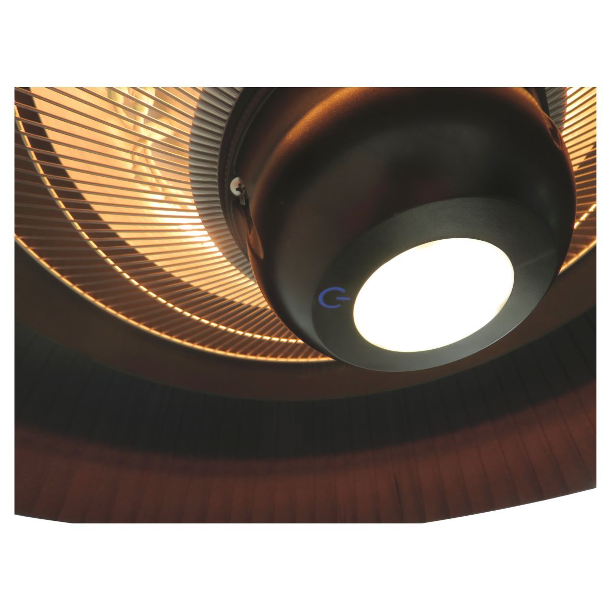 Parasol chauffant électrique SIRMIONE BLANC SUPENDU