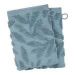 ATMOSPHERA Lot de 2 Gants de Toilette  Tencel  15x21cm Bleu